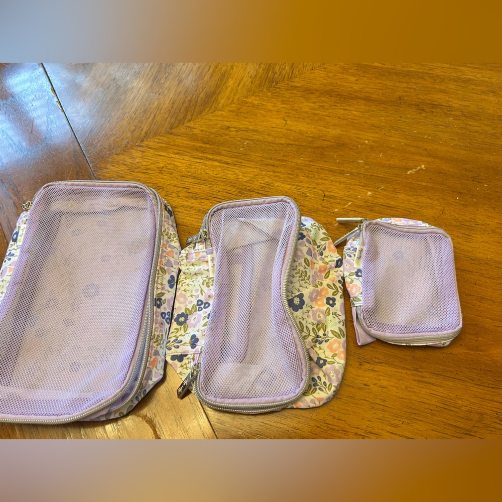 Floral Travel Organizer Set